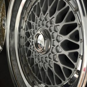 Zilvergrijze lenso bsx velg